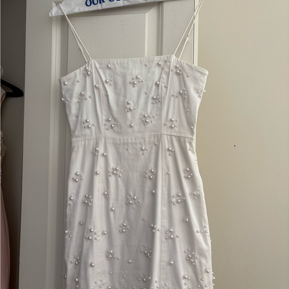 BHLDN Anthropologie beaded mini dress